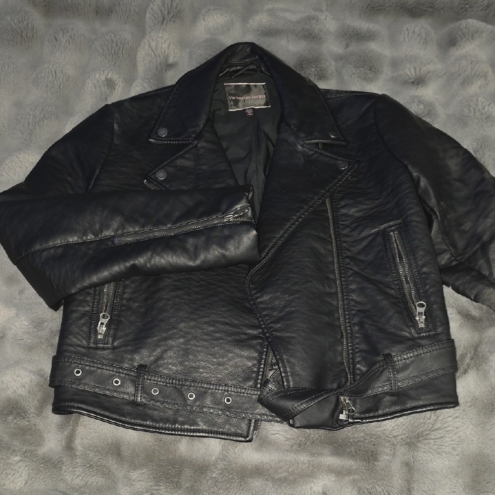 Victoria's Secret Midnight Leather Jacket